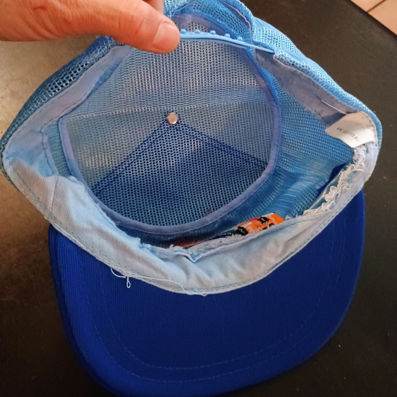 Blue Hawaii Trucker Hat with Rainbow Embroidery - Picture 7 of 10